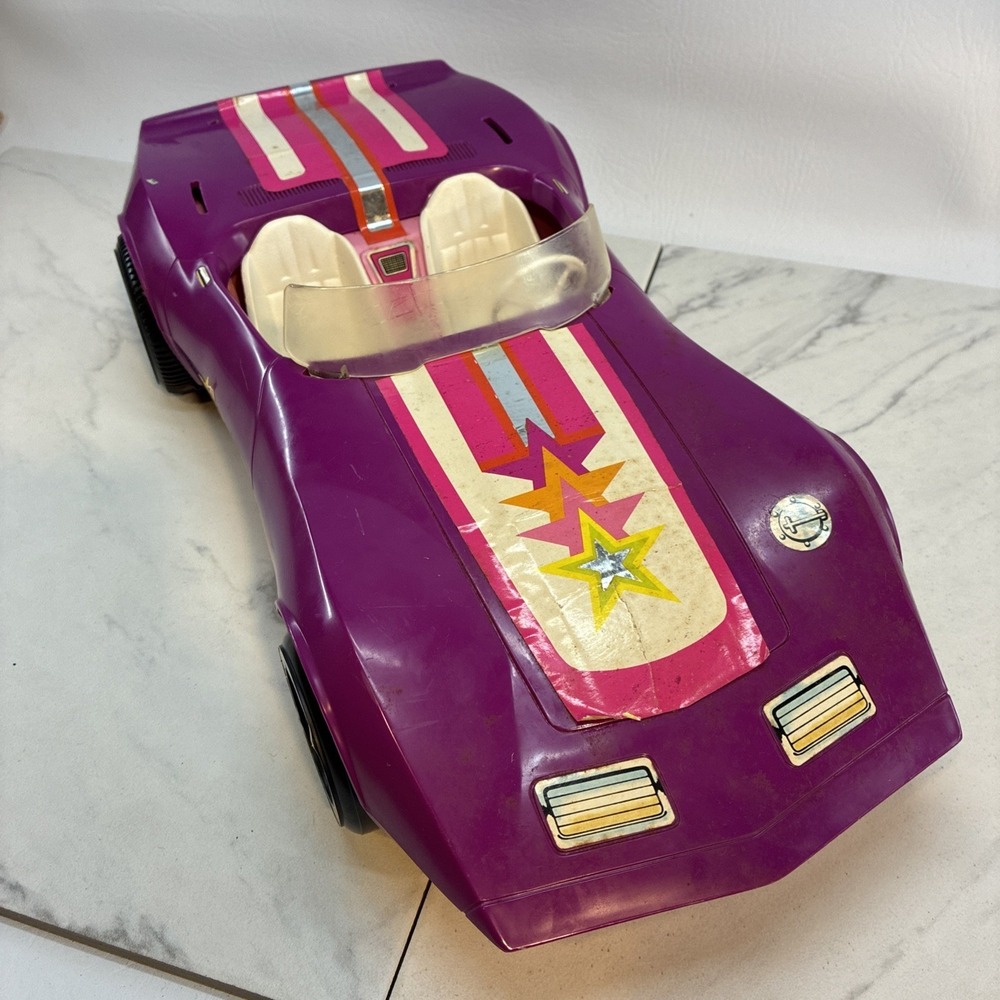 Vintage 1975 Barbie Star Purple Corvette